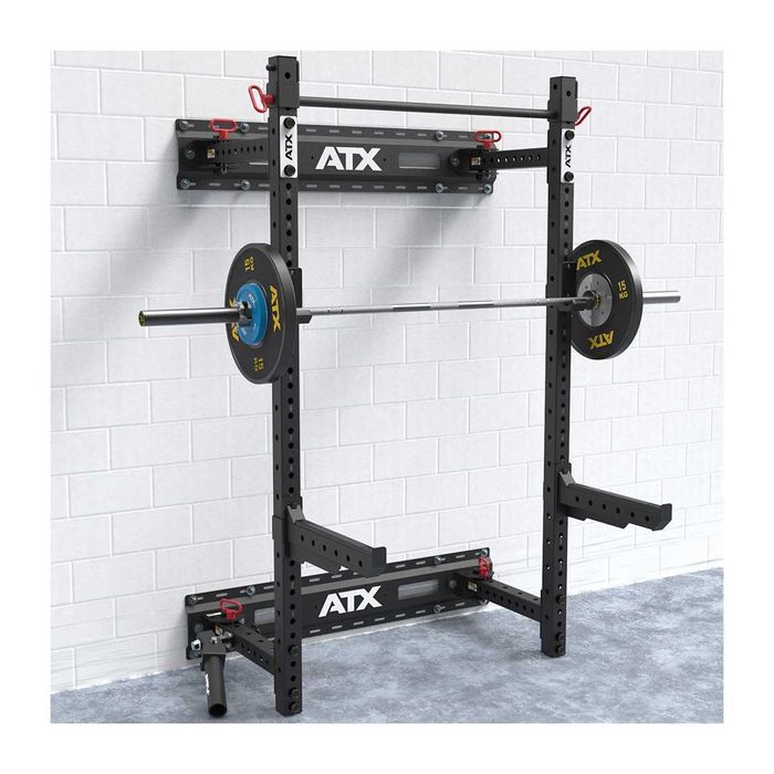 Сгъваема Стойка за Стена / Поставка за Щанга / Squat Rack Стойки