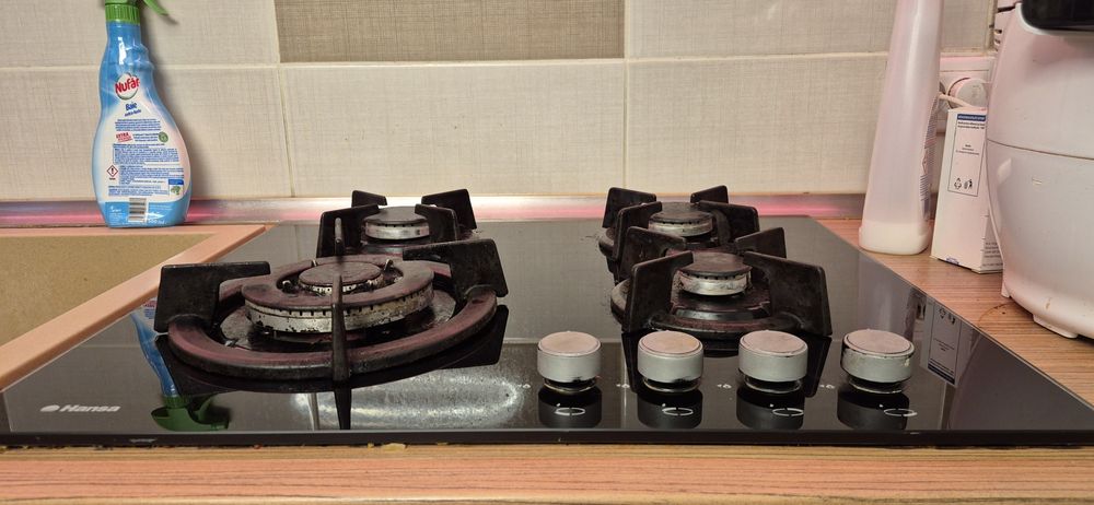 Plita incorporabila Hansa BHGI63112035, 60 cm, Gaz, 4 arzatoare