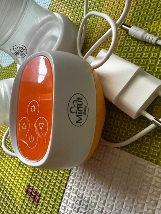 Pompa san electrica Minut Baby cu biberon, acumulator si cablu USB
