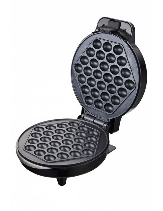 Гофретник за Bubble Waffle Rosberg, 1000W, Черен, 2 ГОДИНИ ГАРАНЦИЯ