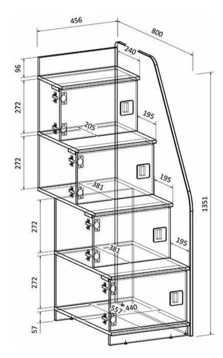 Продаётся детская кровать-чердак с рабочей зоной