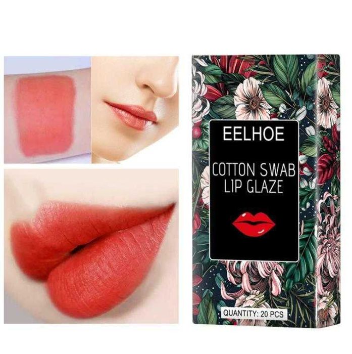 Течно червило в памучен тампон, 10 бр. в комплект