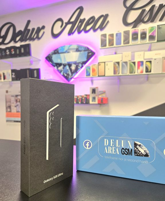 Samsung S25 Ultra / Black / sigilat / DeluxGSM