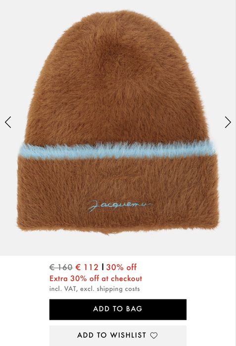 Дамска зимна шапка JACQUEMUS