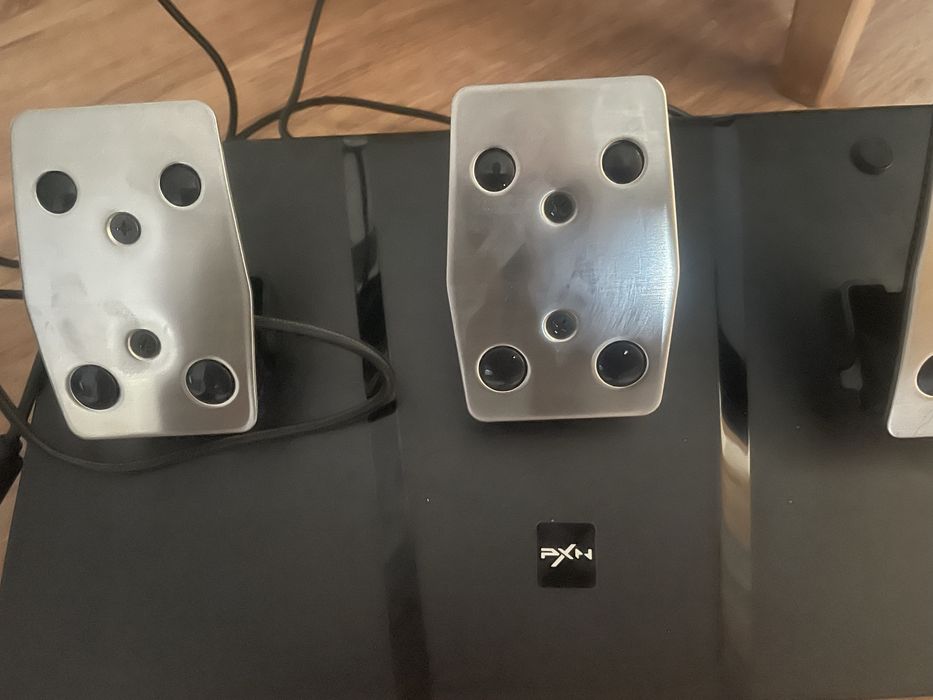 Vând volan+pedale+maneta PXN Gen2 „neg”