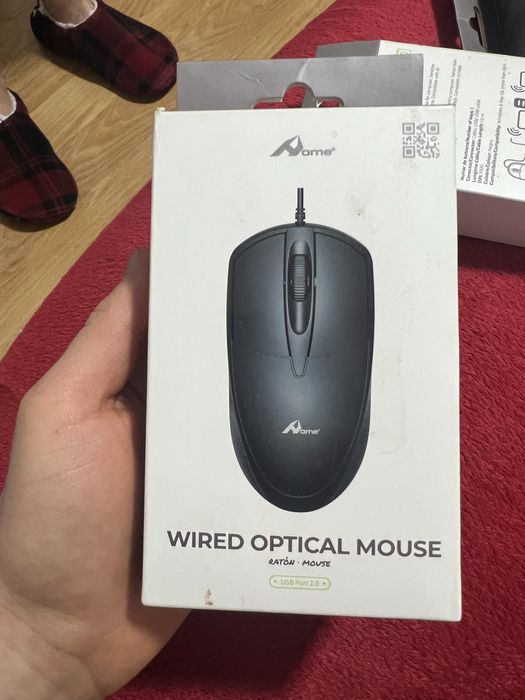 Mouse optic cu fir USB – Nou  – 1000 DPI