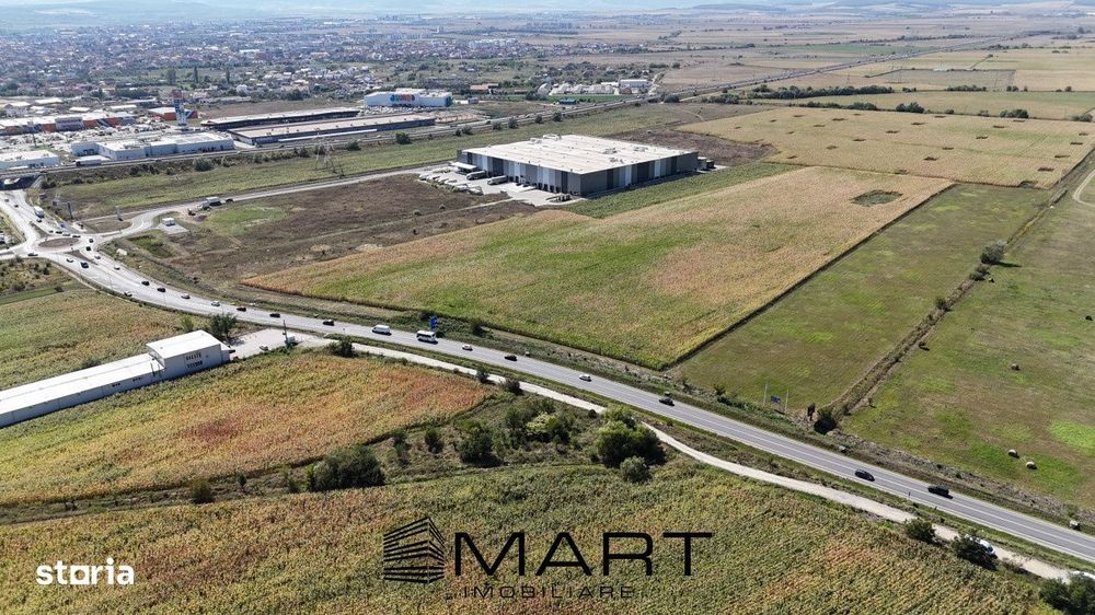 Teren industrial cu PUZ 18500mp cu acces la autostrada