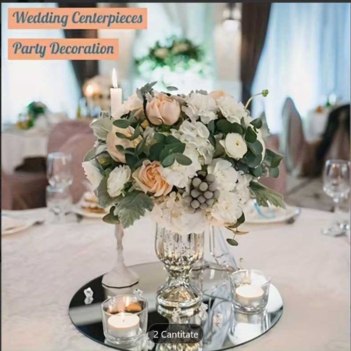 Oglinzi Acrilice 30 cm pentru Nuntă, Petreceri & Decor Autocolante!