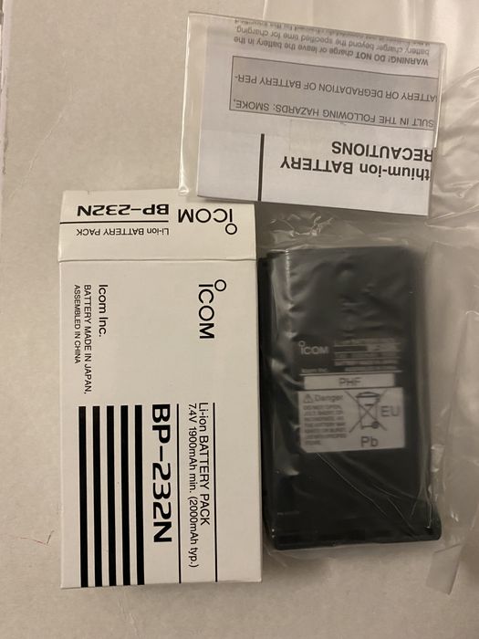 Рация icom аккумуляторы новые