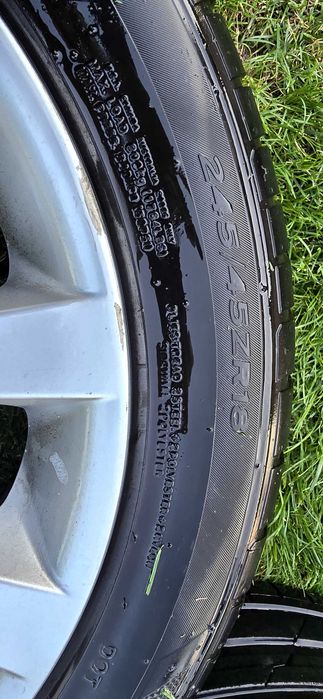 Джанти 18" бмв ф10/ф11  с летни гуми Hankook