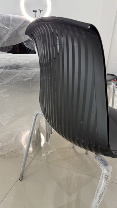 LUX Set scaune moderne design elegant Allegra NOI