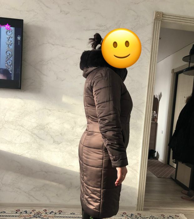 Пуховик зимний теплый