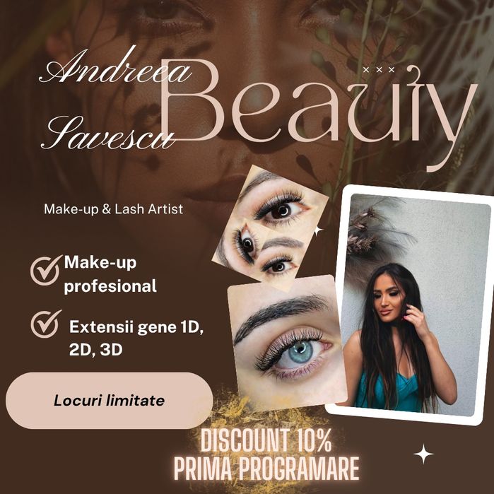 Make-up profesional & Extensii gene – Lookul perfect pentru orice ocaz