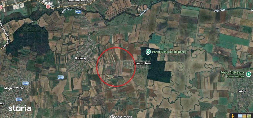 Bucovat - Teren extravilan - Su: 40600mp - potential rezidential