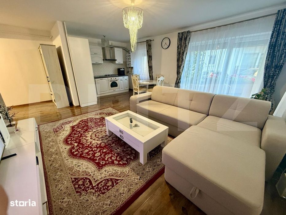 Apartament semidecomandat, 54 mp utili, zona Jysk