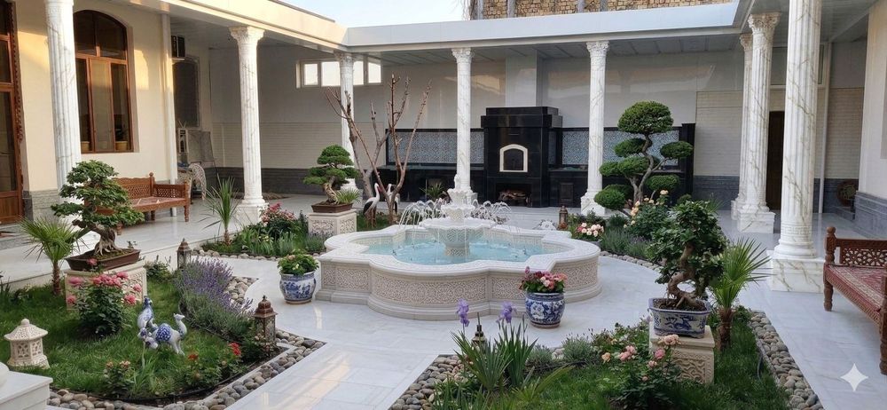 Газон +ланшафт дизайн +паливной система + микроклимат хизмати мавжуд