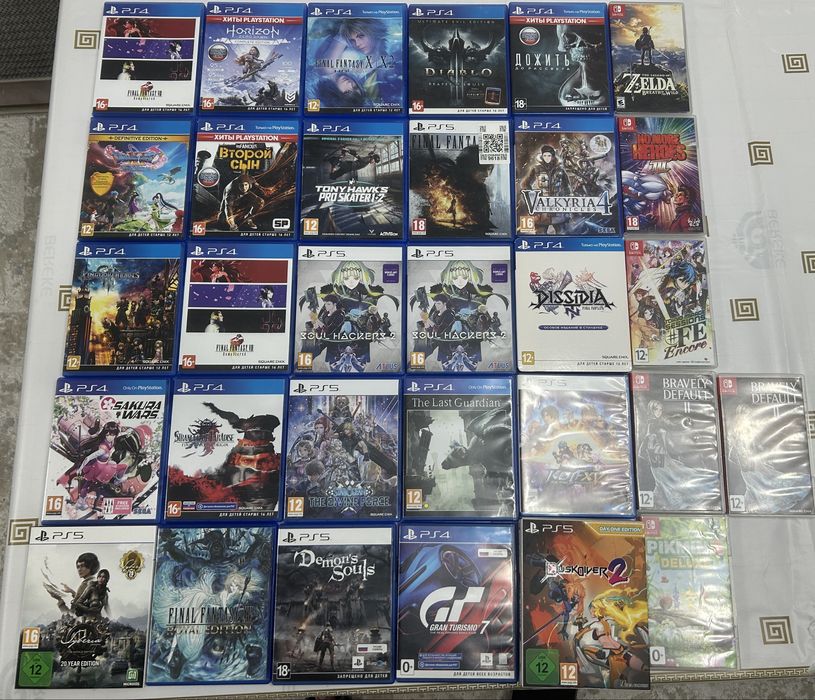 Продам игры Playstation 4/PS4 и Nintendo Switch