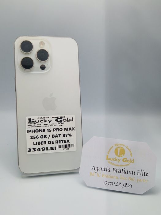 Iphone 15 Pro Max 256 GB Bat 87% cod 23984