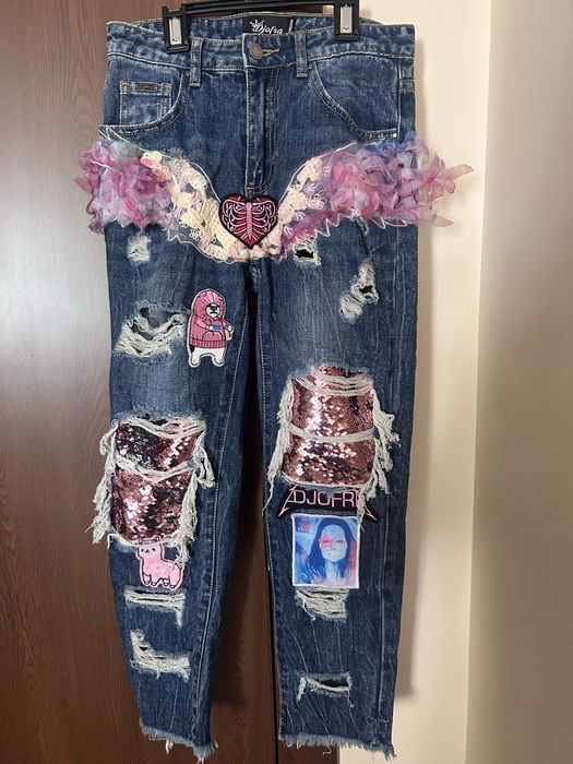 Романтичен бунт с характер дънки Djofra