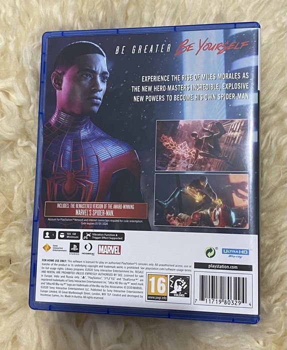 Игра Marvel's Spider-Man: Miles Morales Ultimate Edition. PS 5
