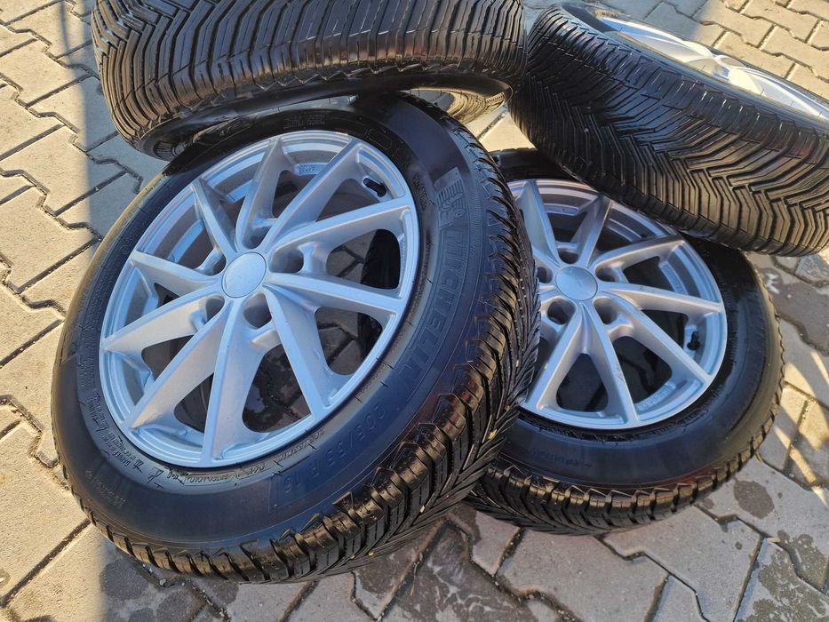 Jante R16 5x112 cu Cauciucuri noi Michelin M+S