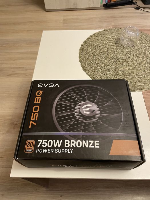 Захранване EVGA 750 BQ (750W, 80 Plus Bronze) – Пълен комплект с кутия