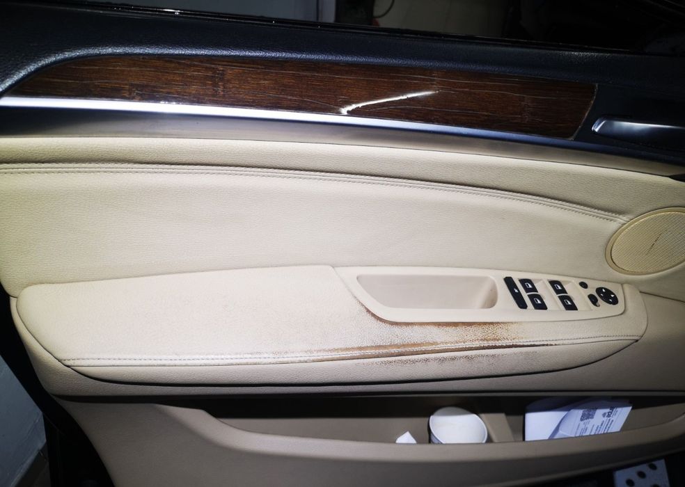 Vopsim Reconditionare scaun bmw x5 E70 5 f10 f01 f15 x6 f16 Crem Bej