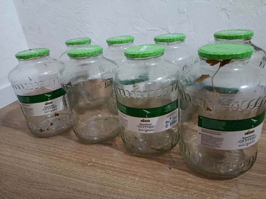 2 литр, 3 литрлік банкалар