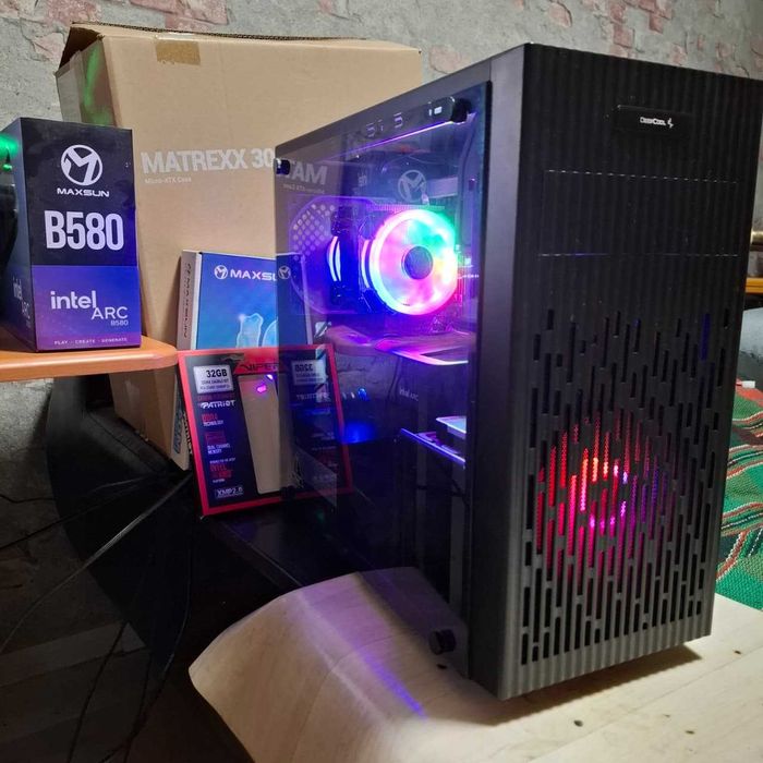 Компьютер i3- 12100F, ARC B580 12Gb