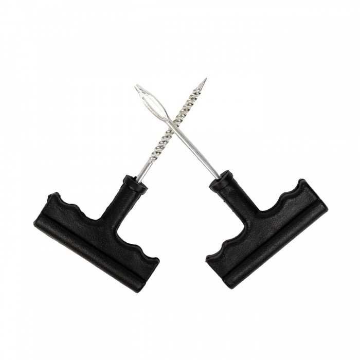 Авариен Комплект Двуцилиндров Компресор за Гуми В Куфар с накрайници