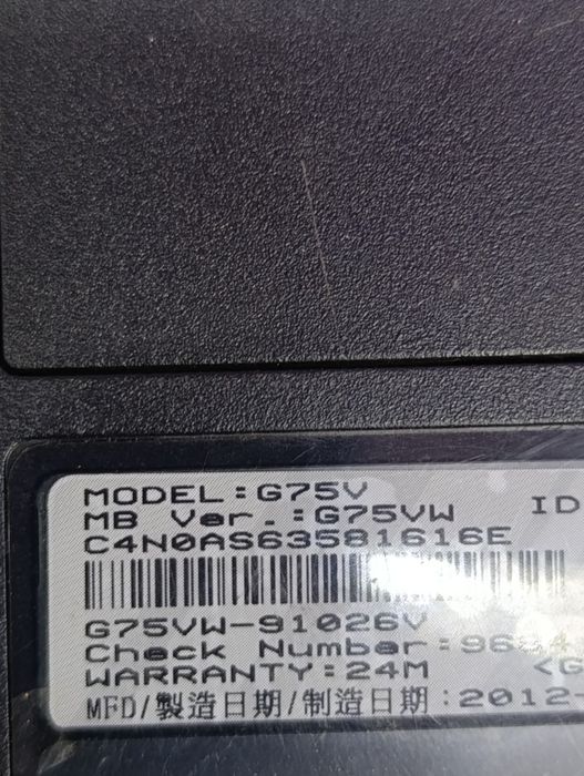 Laptop gaming Asus rog display 17.3 procesor i7 video nvidia 3 gb