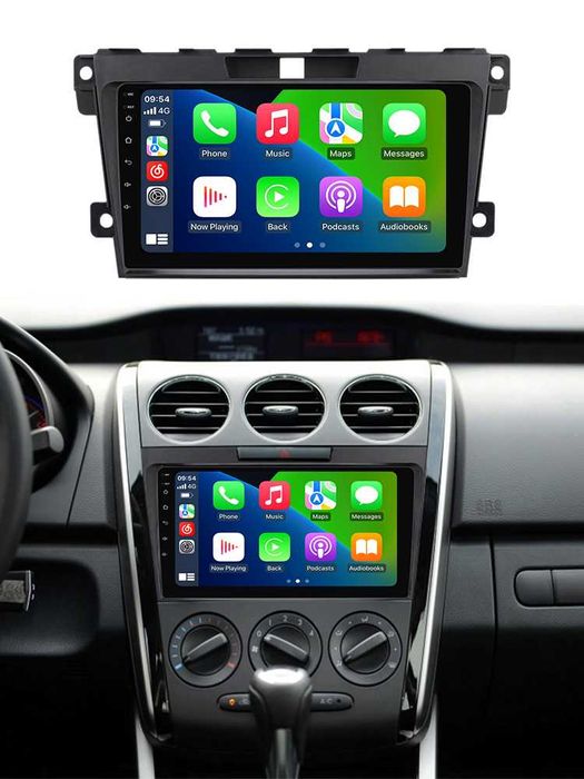 Navigatie Android 14 MAZDA CX 7 2006 - 15 1/8 Gb Waze CarPlay + CAMERA