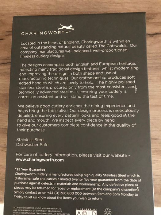 Комплект за хранене CHARINGWORTH CUTLERY