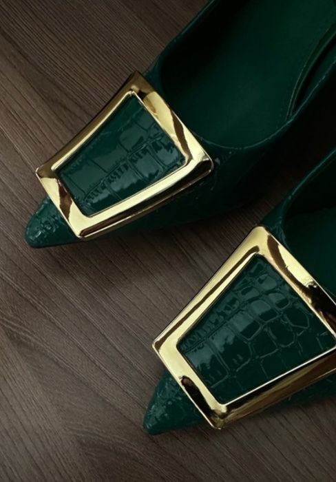 Туфли Syjwy зелёного цвета