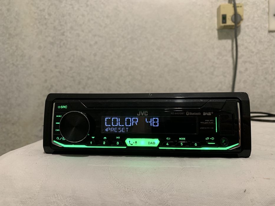 Авто радио JVC Bluetooth