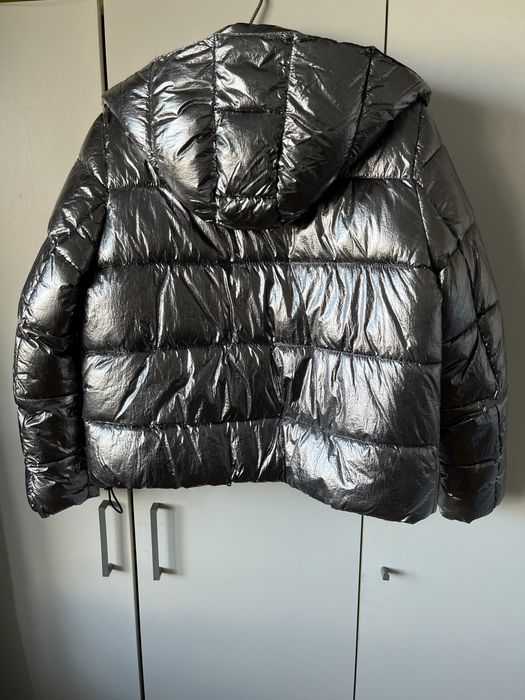 Geaca Zara, marimea S, argintiu metalizat