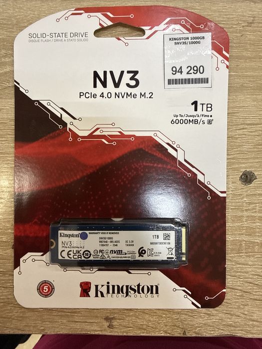 продам Внутренний накопитель SSD KINGSTON на 1TB