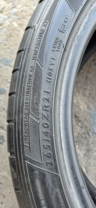 4 anvelope vara Dunlop 265/ 40/ 21.Pret/bucata
