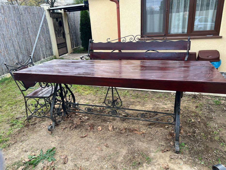 Set masa+scaune 12 persoane