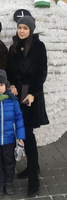 Натуральная норковая шуба