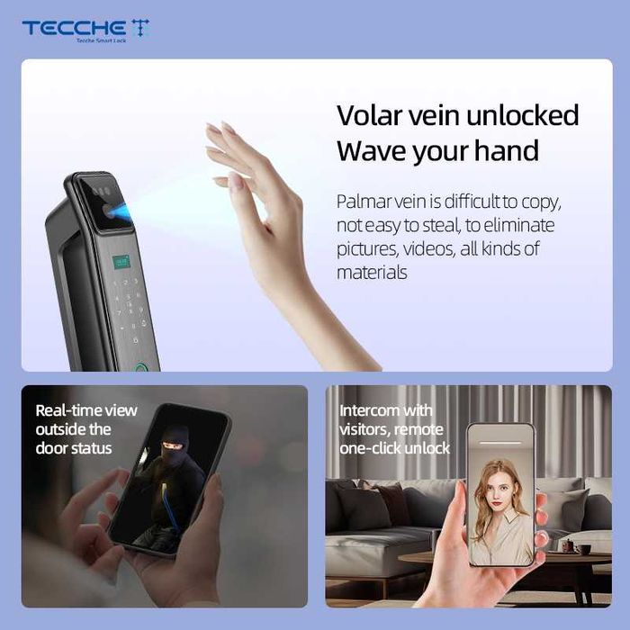 Aqlli qulf Smart Lock Умный замок TECCHE Model K16