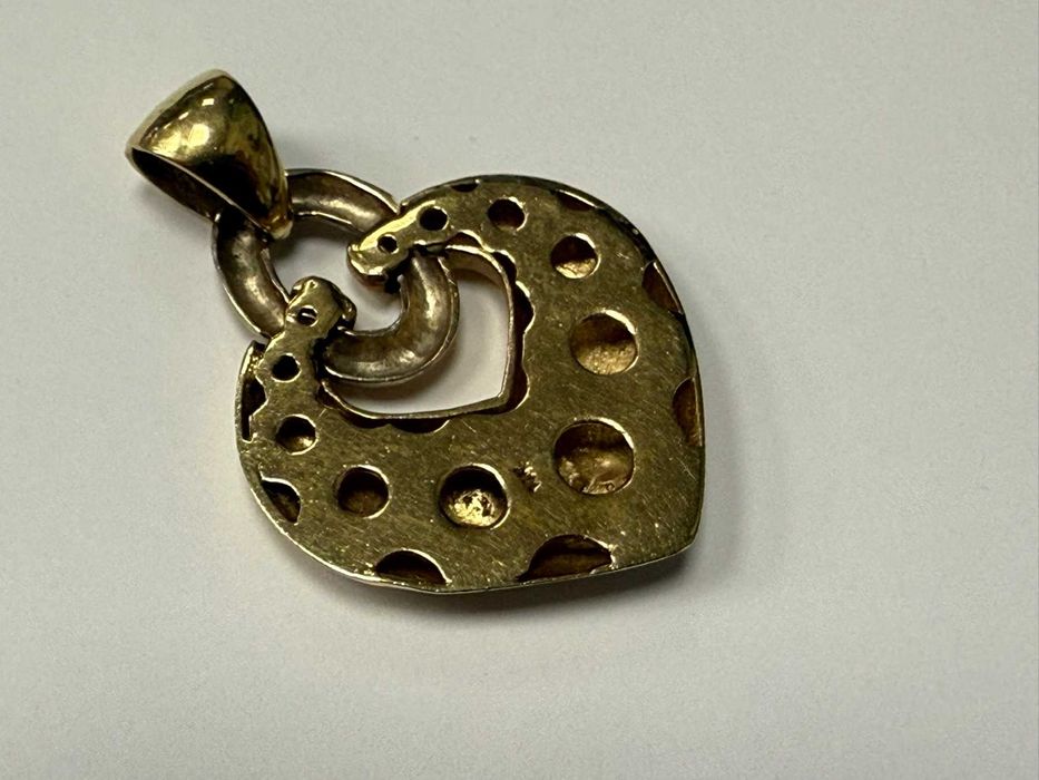 Дизайнерска златна висулка - 11.43 грама - 14к