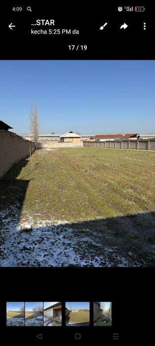 Yangiyol tumani qora tepa mfy 17 sotix 2xona vremankabor