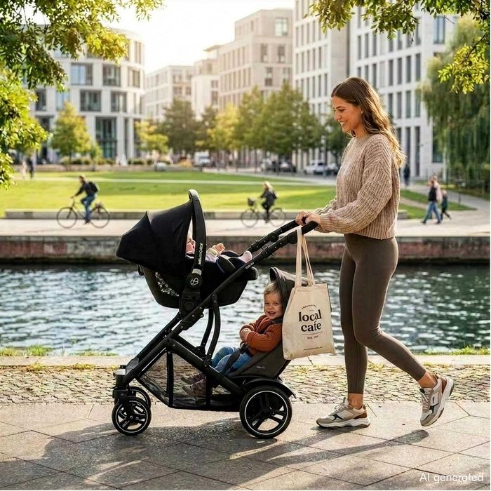 Hauck Duett 2 & Duett 4 Universal Adapter  HAUCK Duett 2 & Duett 4 Universal Adapter – Универсални адаптери за бебешко столче за кола, 2 броя, черни