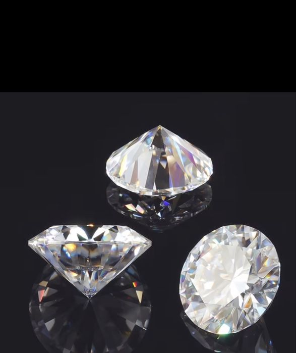 Мойсанит / Диамант 3.5mm 0.2ct с GRA Сертификат