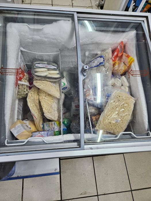 Морозильник в рабочем состоянии