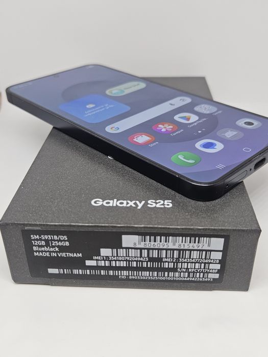 ГАРАНЦИЯ Samsung Galaxy S25 5G 256Gb/12Ram Blueblack Технополис