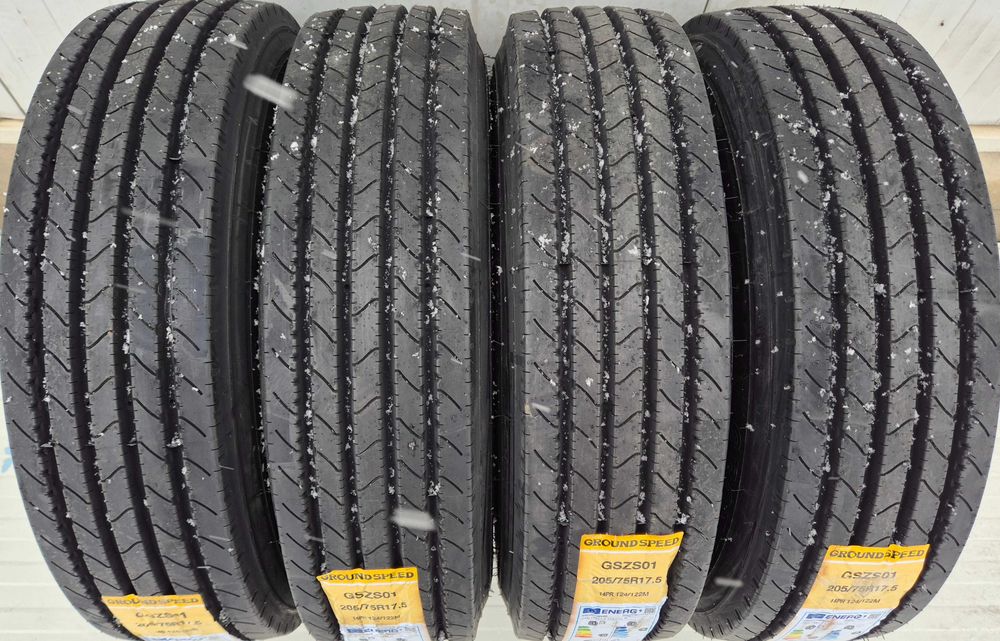 205/75 R17.5, 124M, GROUNDSPEED 14PR, Anvelope directie M+S