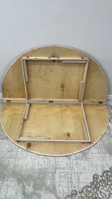 Жиналмалы дөңгелек жер стол