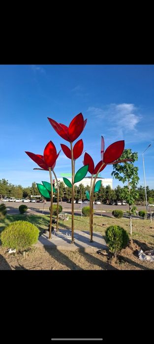 nerjaveykadan yasalgan sun'iy gullar